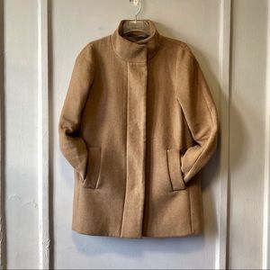 J.Crew Factory City Coat in Camel